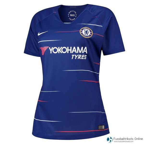 Chelsea Trikot Heim Damen 2018-19 Blau Fussballtrikots Günstig